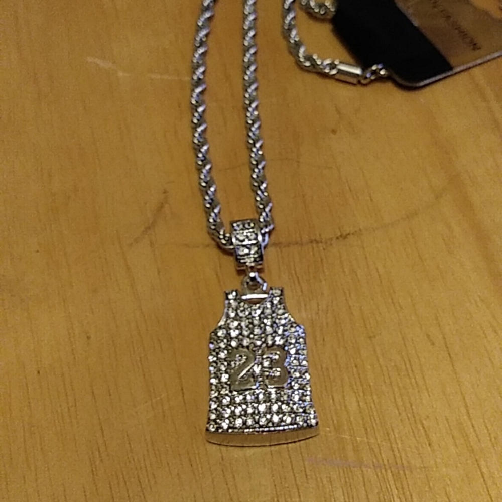 Men silver necklace - Picture 2 of 3